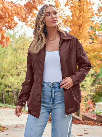 Womens Oversized Leather jacket